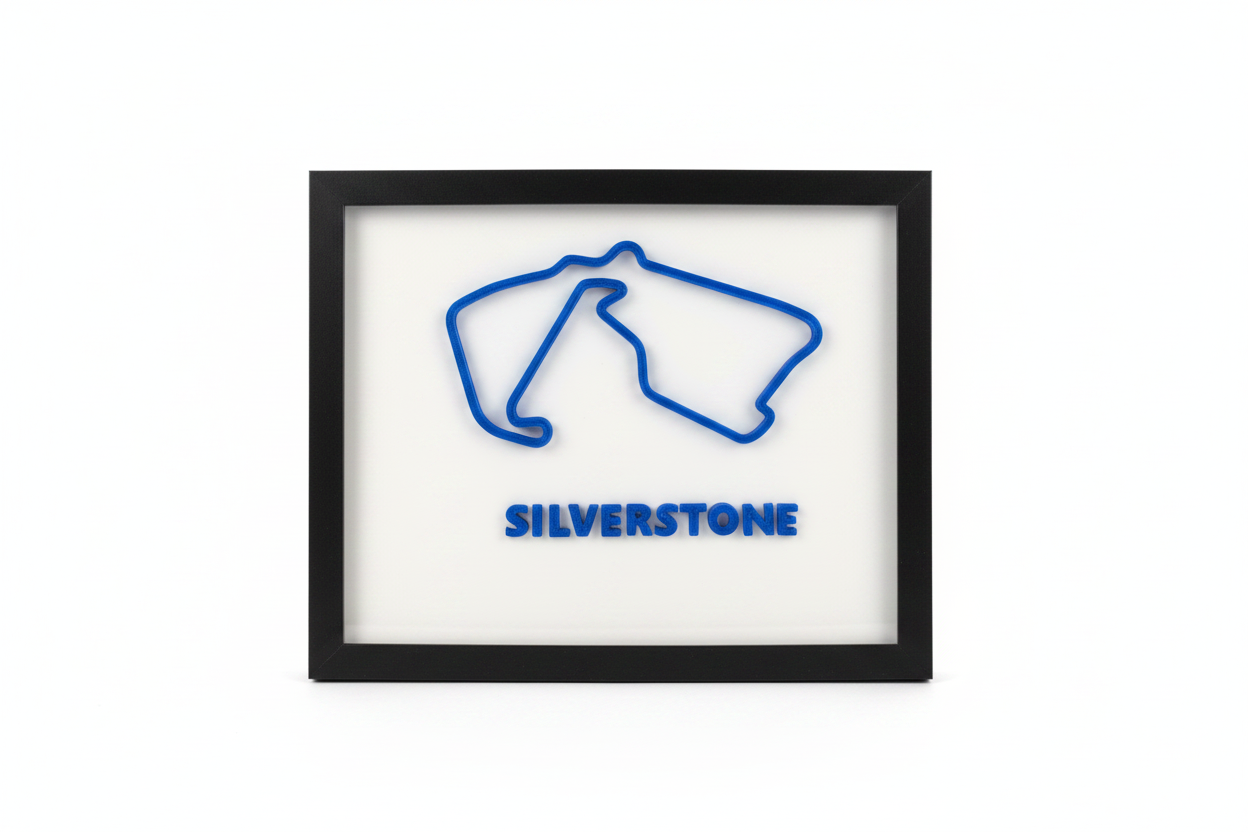 Silverstone Circuit 3D Printed Frame