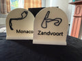 F1 Table Plaques