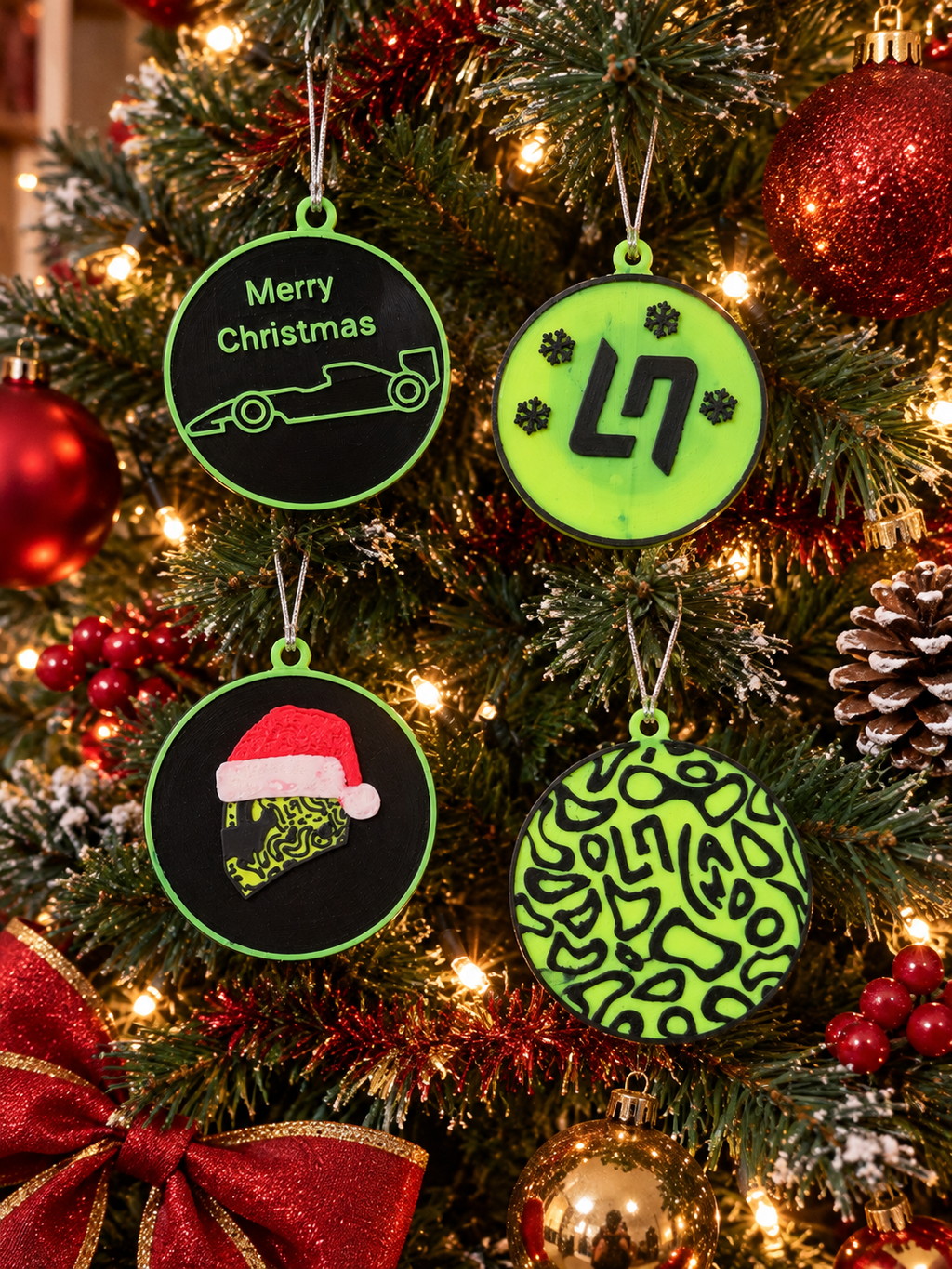F1 Christmas Decorations